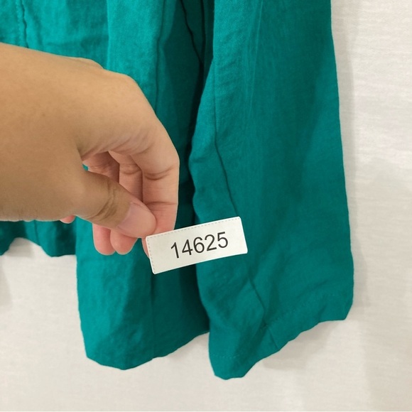 Chico's Green Lightweight Open Front Jacket size XL / 3 Office Business - Picture 8 of 8